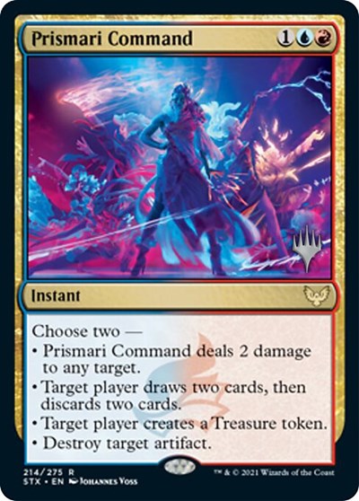 Prismari Command (Promo Pack) [Strixhaven: School of Mages Promos] | RetroPlay Games