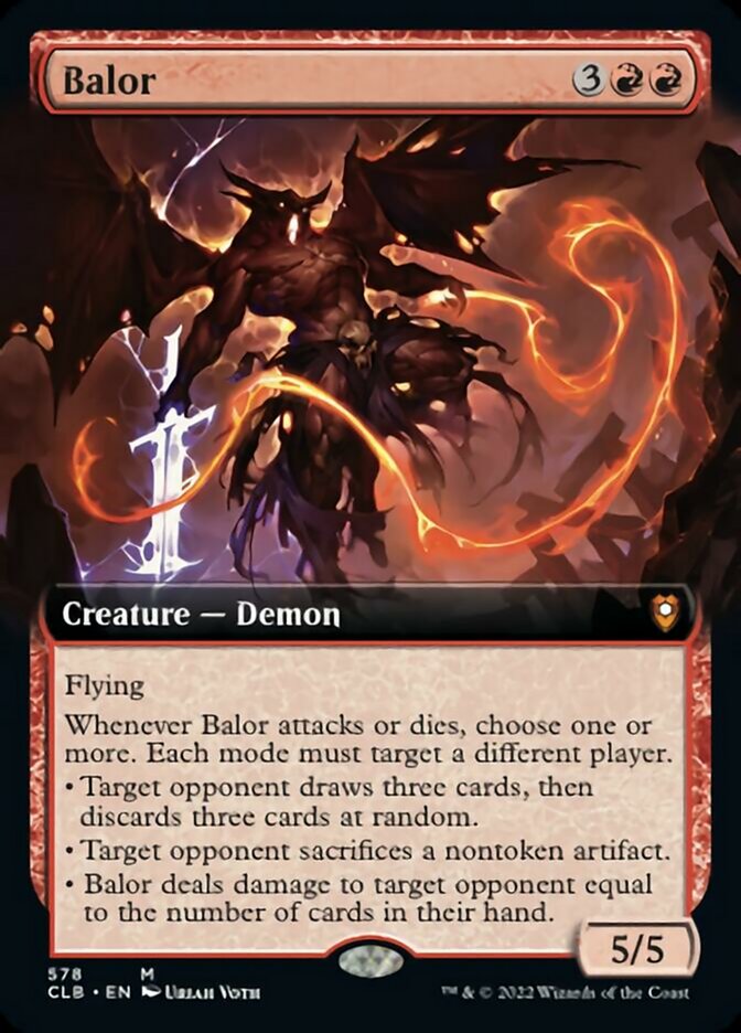 Balor (Extended Art) [Commander Legends: Battle for Baldur's Gate] | RetroPlay Games