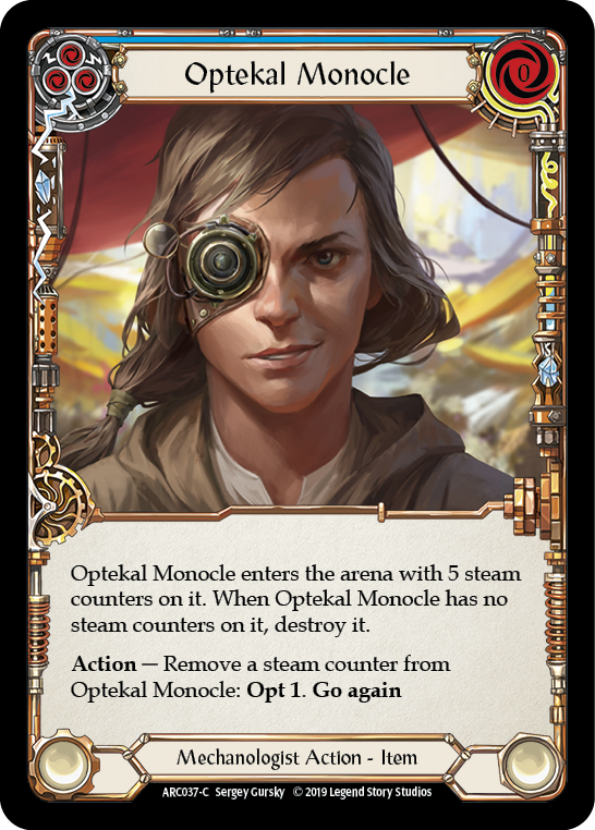 Optekal Monocle [ARC037-C] (Arcane Rising)  1st Edition Rainbow Foil | RetroPlay Games