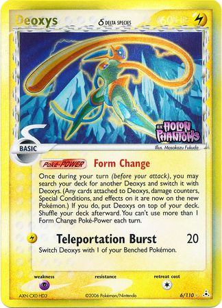 Deoxys (6/110) (Delta Species) (Stamped) [EX: Holon Phantoms] | RetroPlay Games