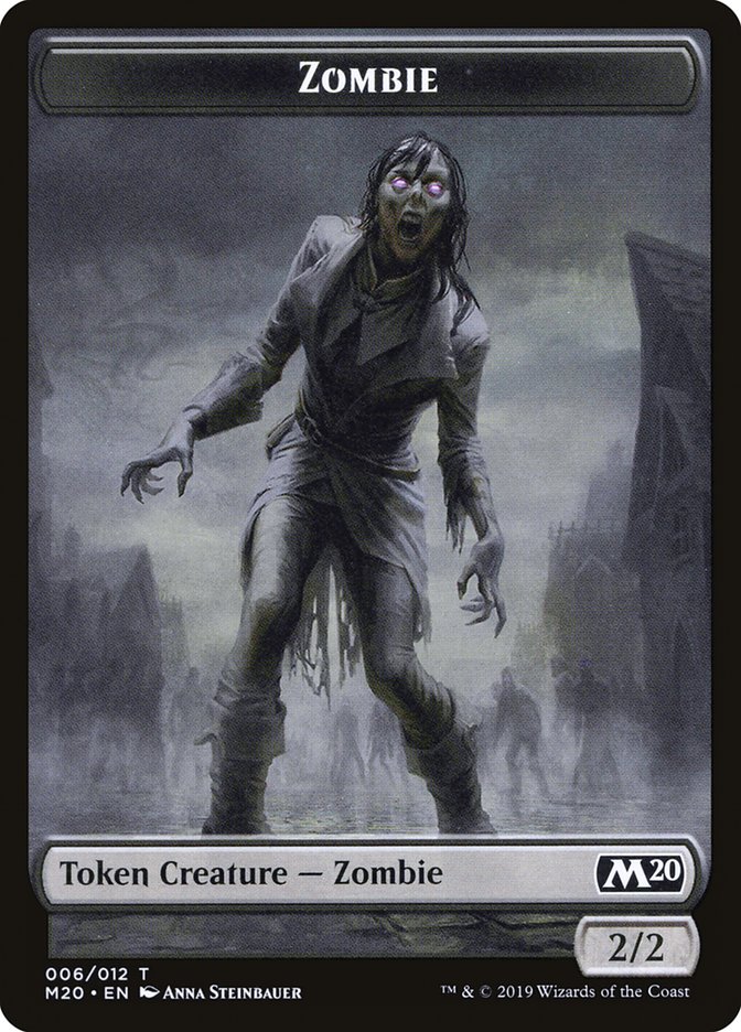 Dragon (002) // Zombie Double-Sided Token [Game Night 2019 Tokens] | RetroPlay Games