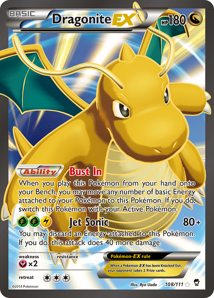 Dragonite EX (108/111) [XY: Furious Fists] | RetroPlay Games