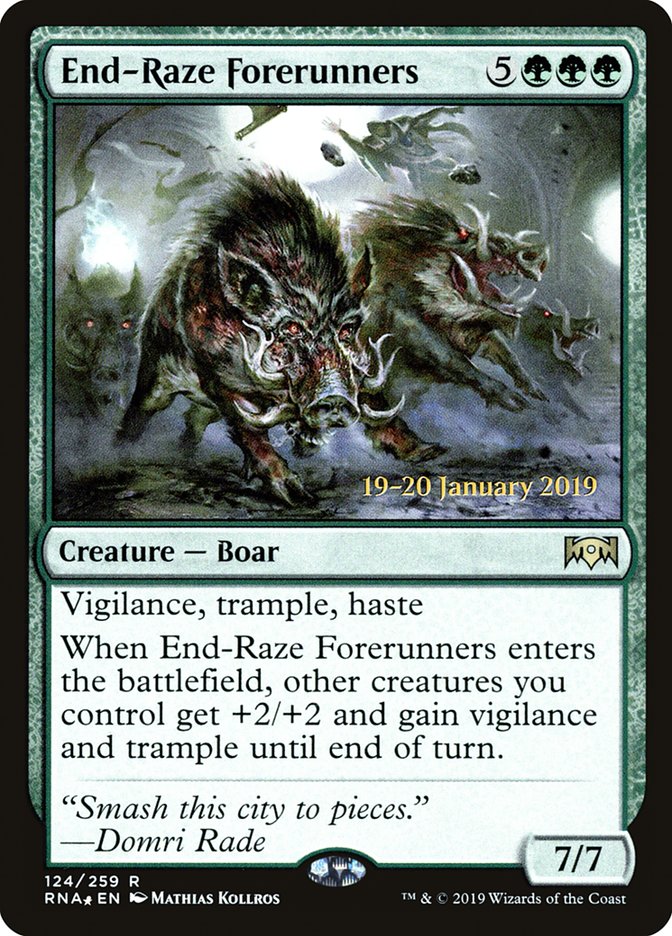 End-Raze Forerunners [Ravnica Allegiance Prerelease Promos] | RetroPlay Games