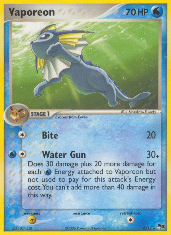 Vaporeon (6/17) [POP Series 3] | RetroPlay Games