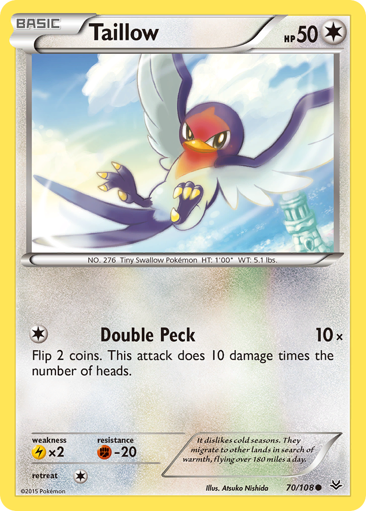 Taillow (70/108) [XY: Roaring Skies] | RetroPlay Games