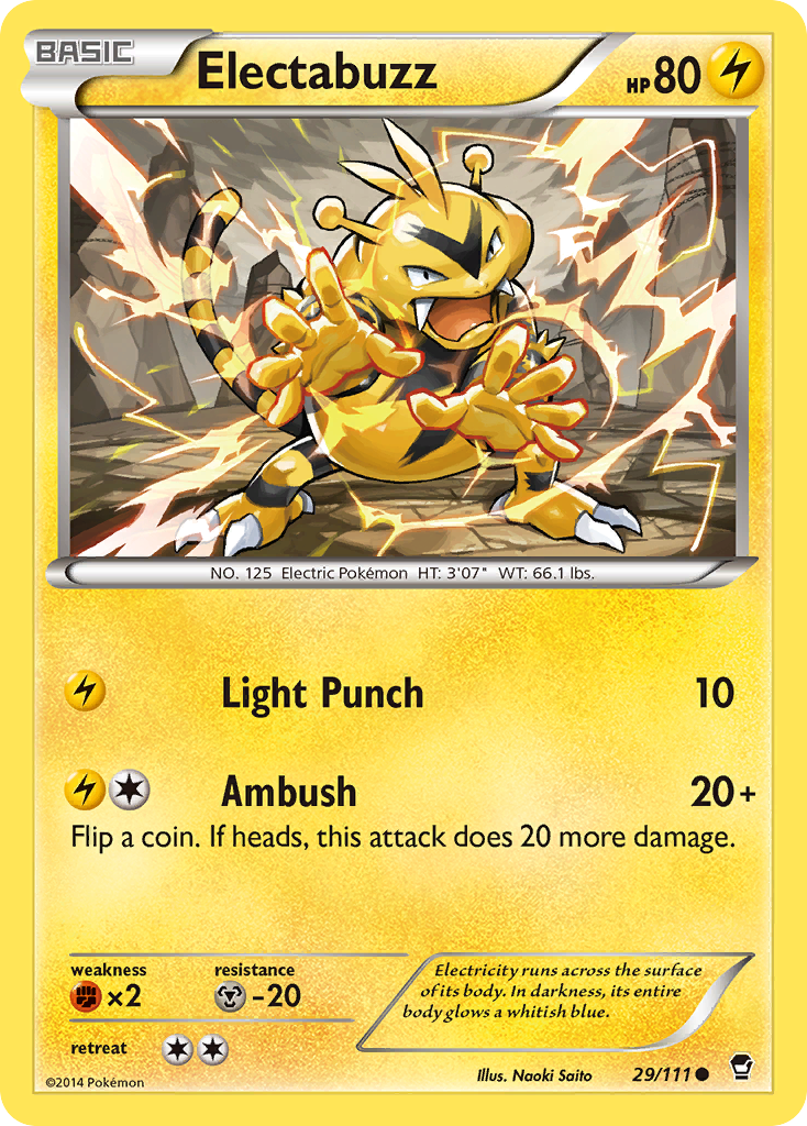 Electabuzz (29/111) [XY: Furious Fists] | RetroPlay Games