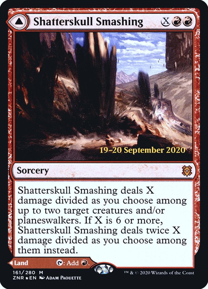 Shatterskull Smashing // Shatterskull, the Hammer Pass  [Zendikar Rising Prerelease Promos] | RetroPlay Games