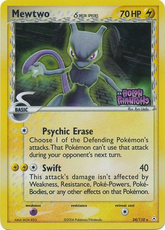 Mewtwo (24/110) (Delta Species) (Stamped) [EX: Holon Phantoms] | RetroPlay Games