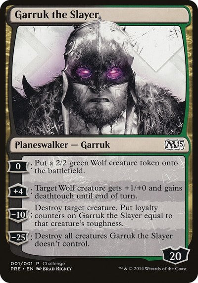 Garruk the Slayer (Magic 2015 Prerelease Promo) [M15 Prerelease Challenge] | RetroPlay Games