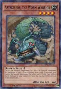 Aztekipede, the Worm Warrior (Shatterfoil) [BP03-EN041] Rare | RetroPlay Games