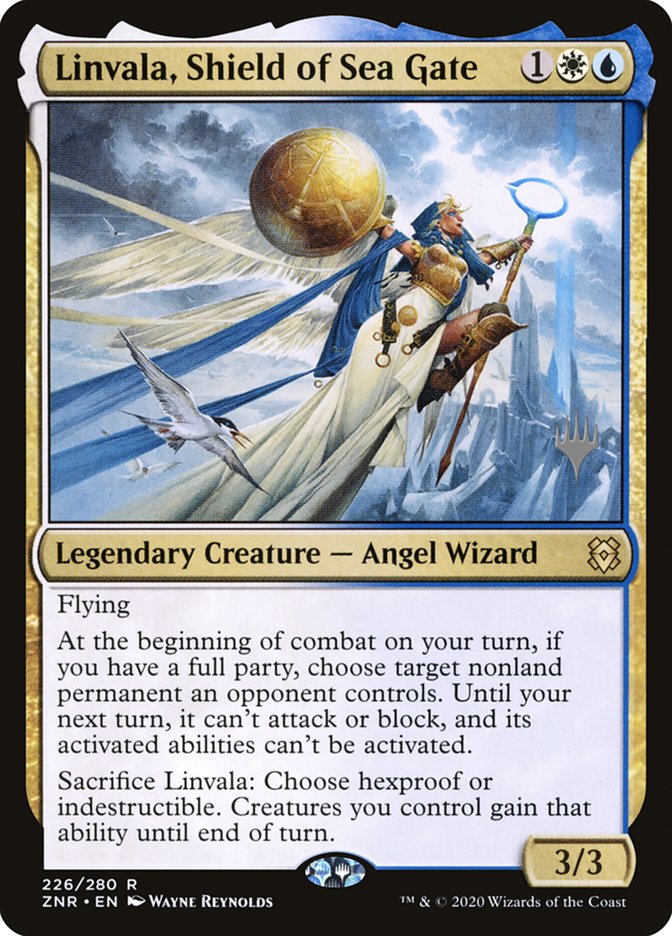 Linvala, Shield of Sea Gate (Promo Pack) [Zendikar Rising Promos] | RetroPlay Games