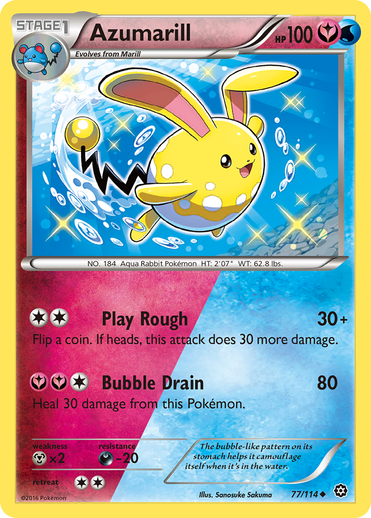 Azumarill (77/114) [XY: Steam Siege] | RetroPlay Games