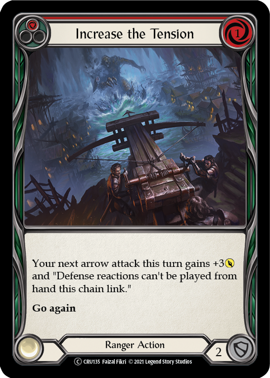 Increase the Tension (Red) [U-CRU135] (Crucible of War Unlimited)  Unlimited Rainbow Foil | RetroPlay Games