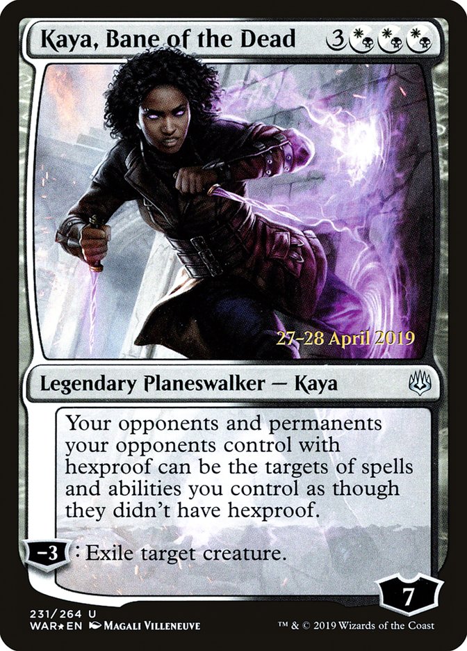 Kaya, Bane of the Dead  [War of the Spark Prerelease Promos] | RetroPlay Games