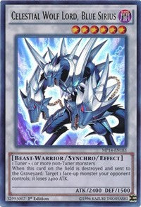 Celestial Wolf Lord, Blue Sirius [MP14-EN183] Ultra Rare | RetroPlay Games