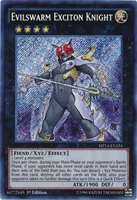 Evilswarm Exciton Knight [MP14-EN224] Secret Rare | RetroPlay Games