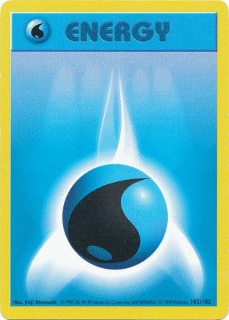 Water Energy (102/102) [Base Set Shadowless Unlimited] | RetroPlay Games