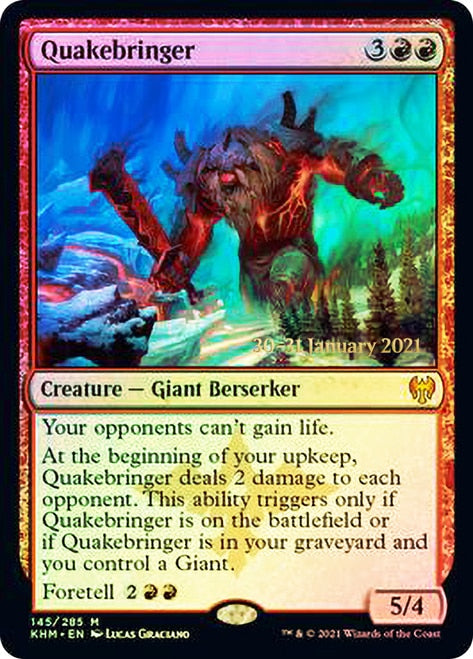 Quakebringer  [Kaldheim Prerelease Promos] | RetroPlay Games