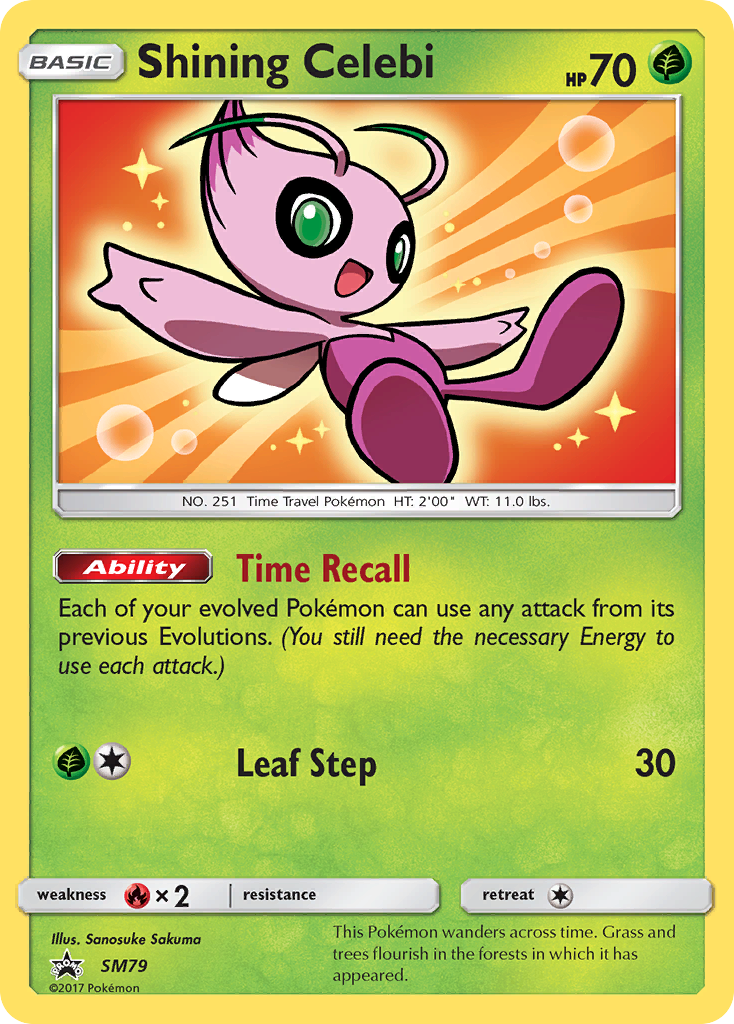 Shining Celebi (SM79) [Sun & Moon: Black Star Promos] | RetroPlay Games