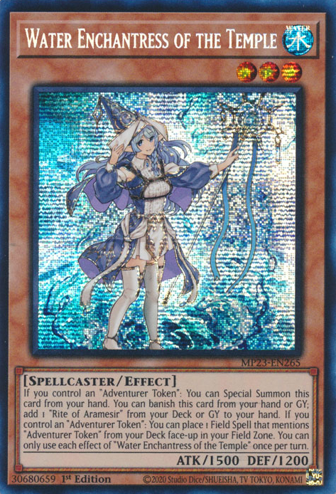 Water Enchantress of the Temple [MP23-EN265] Prismatic Secret Rare | RetroPlay Games