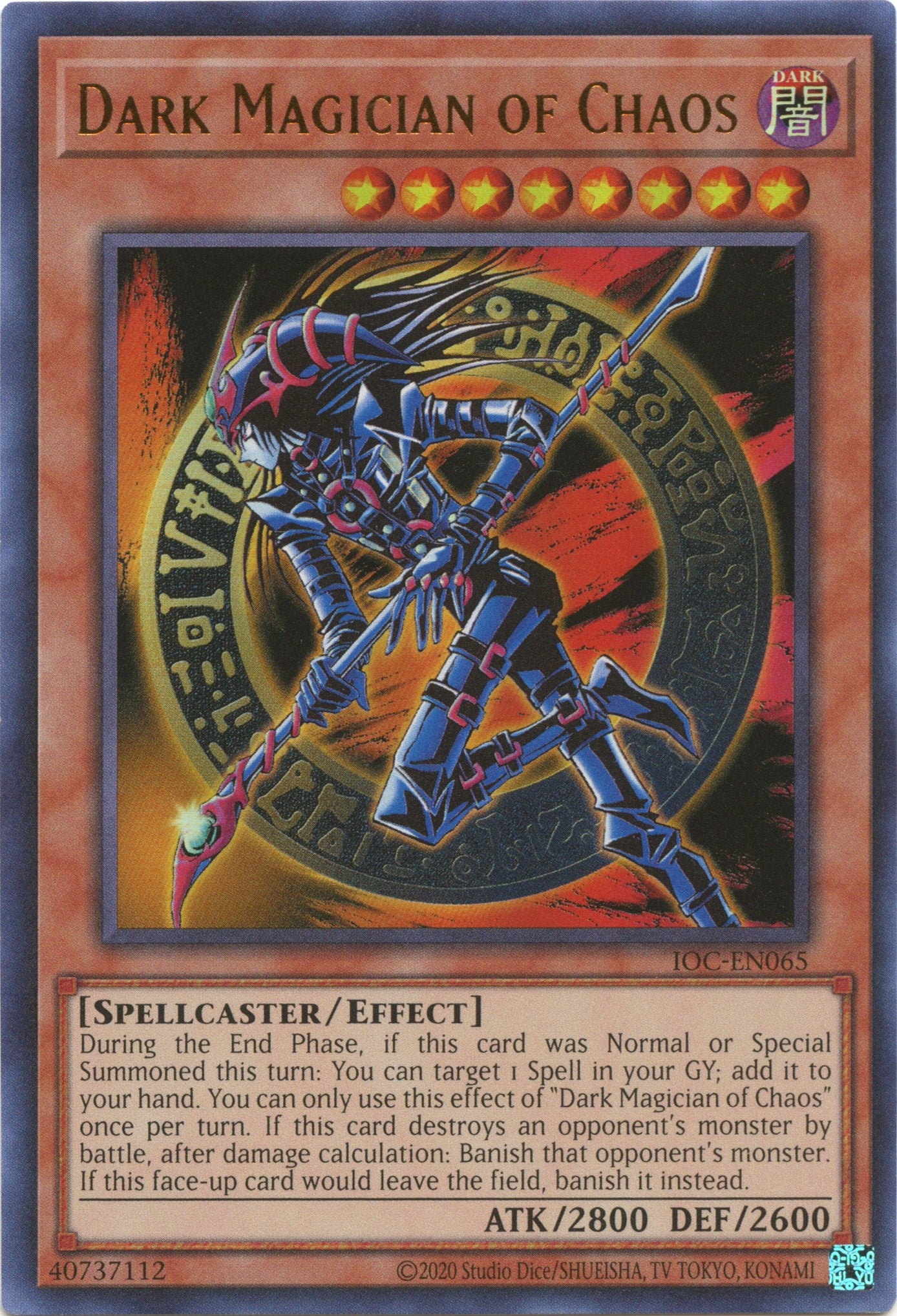 Dark Magician of Chaos (25th Anniversary) [IOC-EN065] Ultra Rare | RetroPlay Games