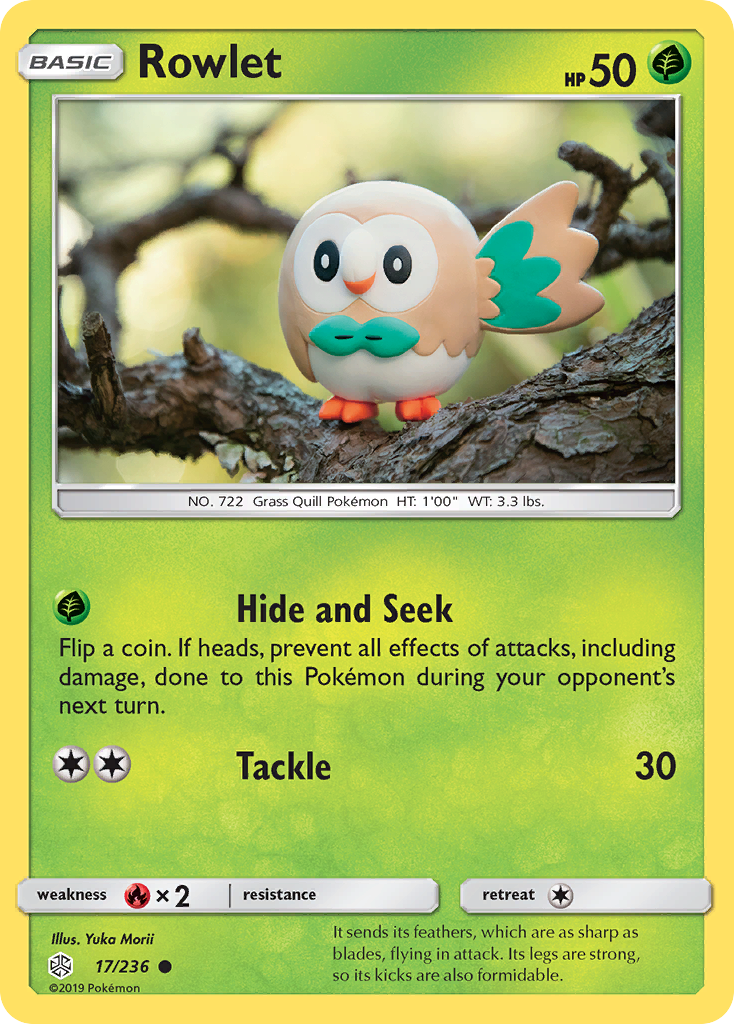 Rowlet (17/236) [Sun & Moon: Cosmic Eclipse] | RetroPlay Games