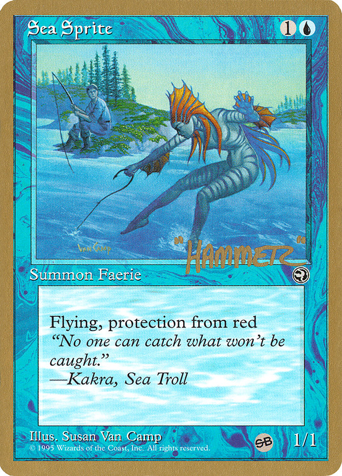 Sea Sprite (Shawn "Hammer" Regnier) (SB) [Pro Tour Collector Set] | RetroPlay Games