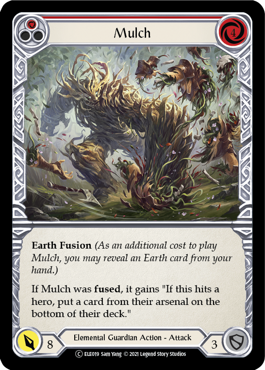 Mulch (Red) [U-ELE019] (Tales of Aria Unlimited)  Unlimited Rainbow Foil | RetroPlay Games