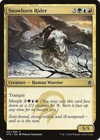 Snowhorn Rider [Khans of Tarkir] | RetroPlay Games
