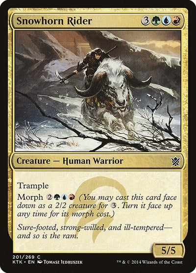 Snowhorn Rider [Khans of Tarkir] | RetroPlay Games