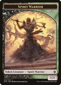 Spirit Warrior [Khans of Tarkir Tokens] | RetroPlay Games