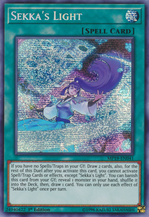 Sekka's Light [MP19-EN041] Prismatic Secret Rare | RetroPlay Games