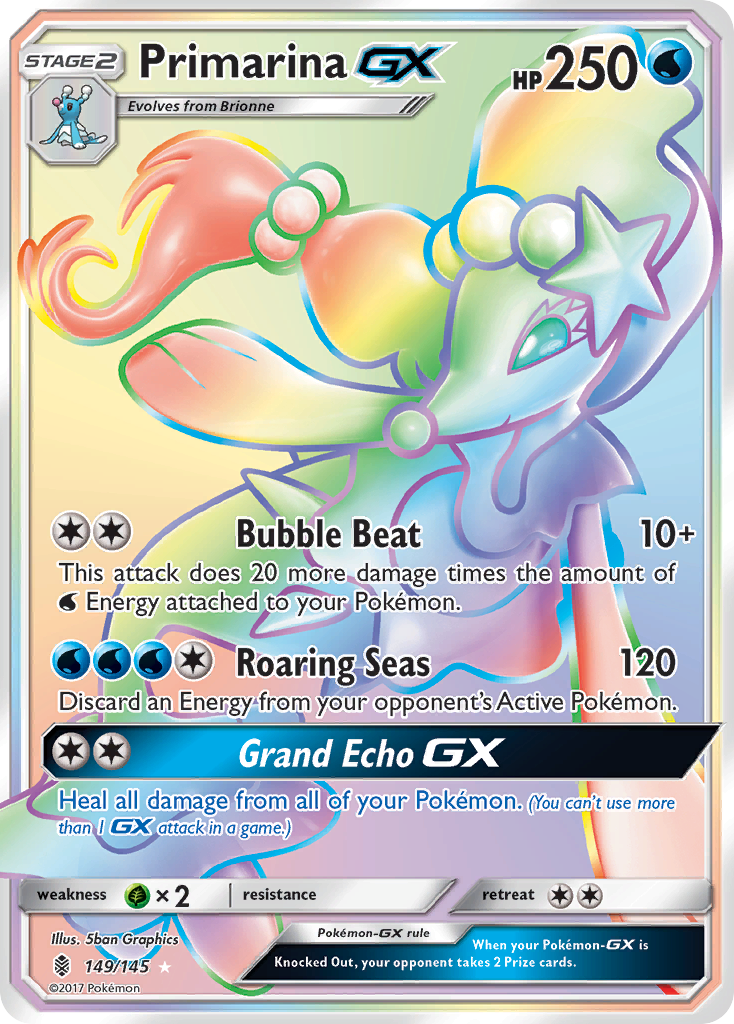 Primarina GX (149/145) [Sun & Moon: Guardians Rising] | RetroPlay Games