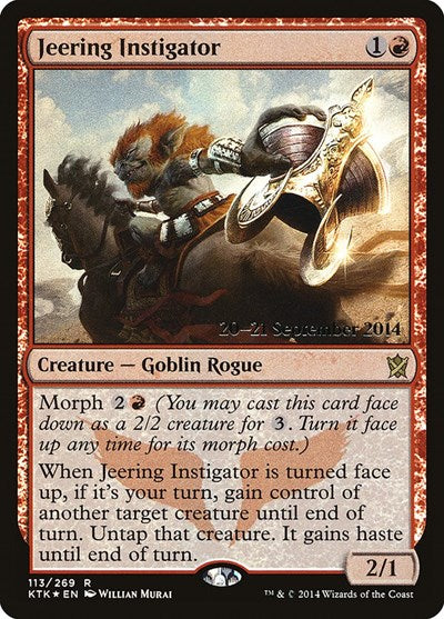 Jeering Instigator [Khans of Tarkir Promos] | RetroPlay Games