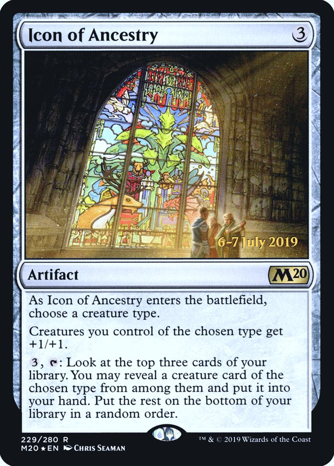 Icon of Ancestry  [Core Set 2020 Prerelease Promos] | RetroPlay Games