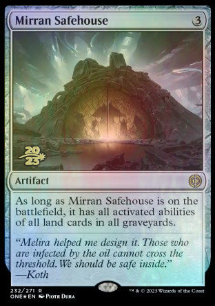 Mirran Safehouse [Phyrexia: All Will Be One Prerelease Promos] | RetroPlay Games