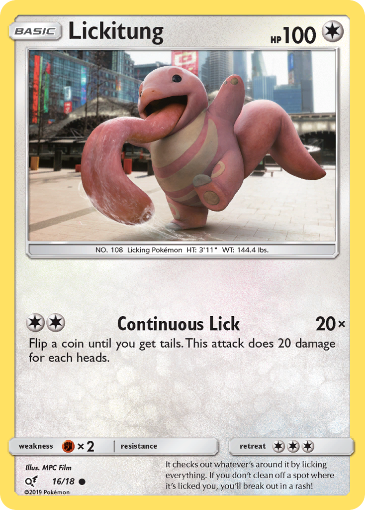 Lickitung (16/18) [Sun & Moon: Detective Pikachu] | RetroPlay Games