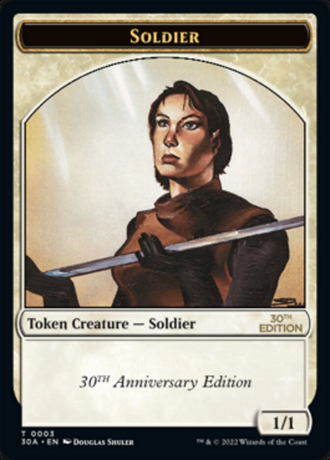 Soldier Token [30th Anniversary Tokens] | RetroPlay Games