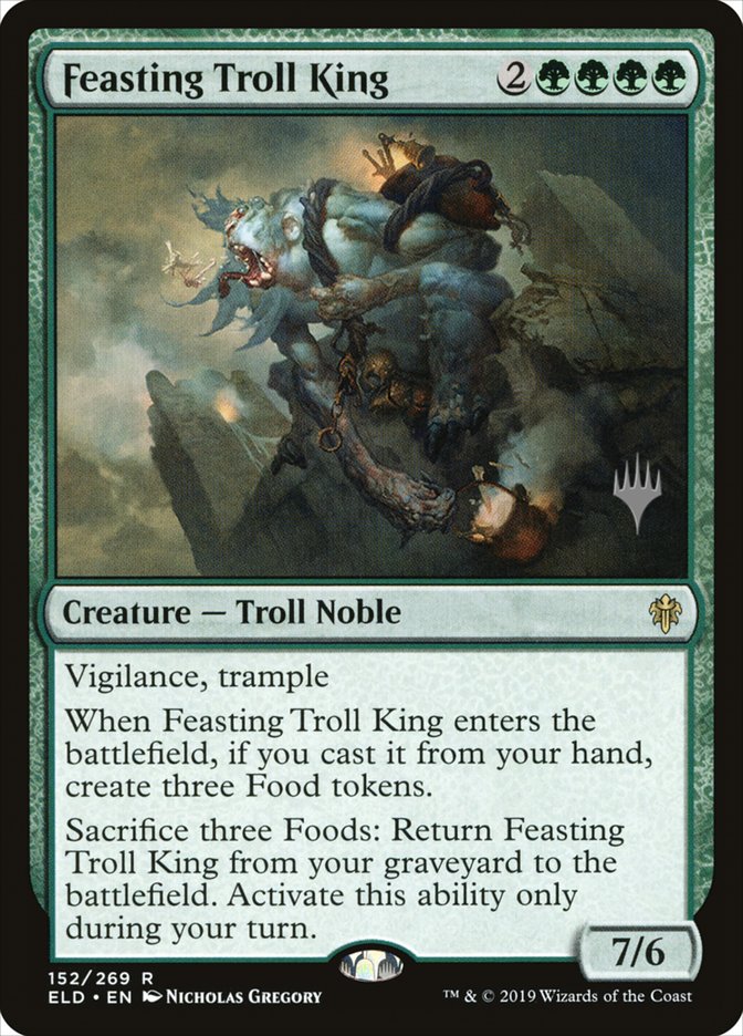 Feasting Troll King (Promo Pack) [Throne of Eldraine Promos] | RetroPlay Games