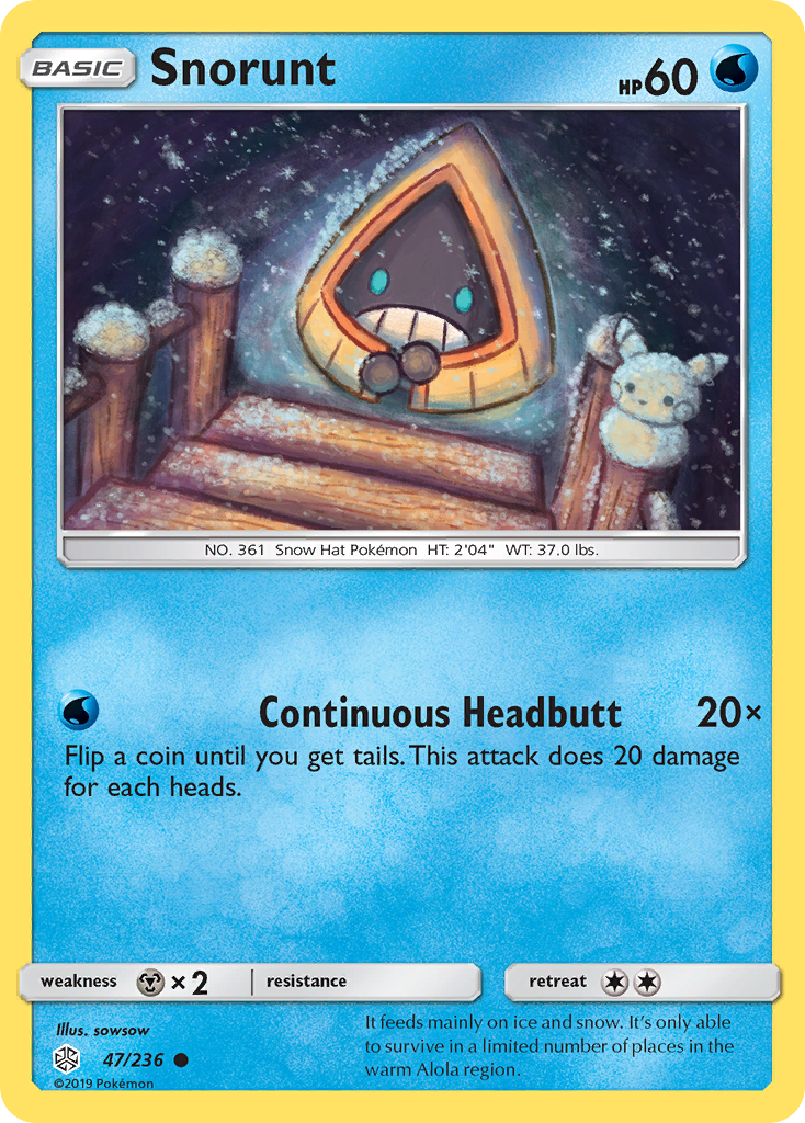 Snorunt (47/236) [Sun & Moon: Cosmic Eclipse] | RetroPlay Games