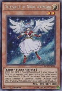 Valkyrie of the Nordic Ascendant [LC5D-EN184] Secret Rare | RetroPlay Games