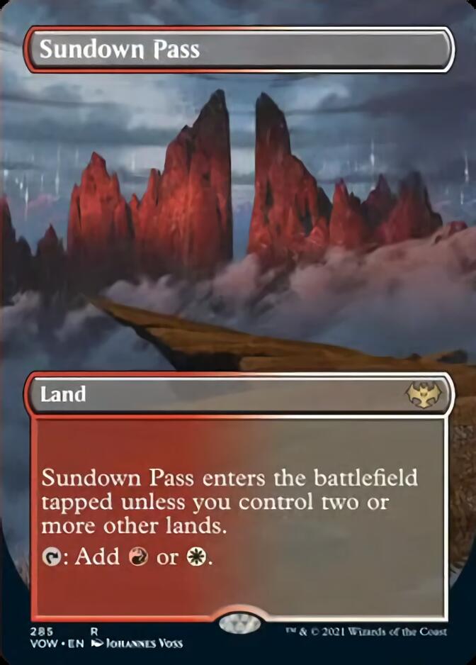 Sundown Pass (Borderless) [Innistrad: Crimson Vow] | RetroPlay Games