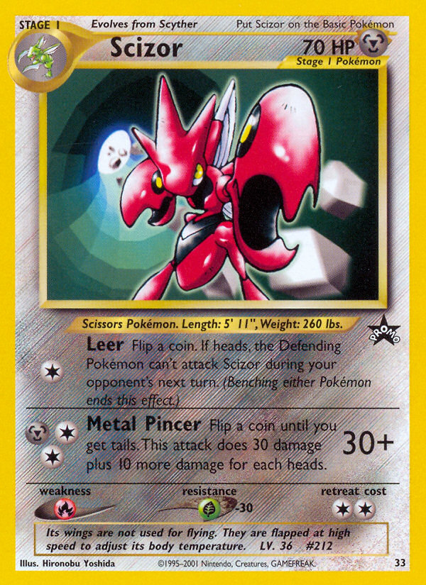 Scizor (33) [Wizards of the Coast: Black Star Promos] | RetroPlay Games