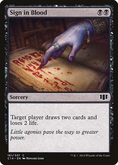 Sign in Blood [Commander 2014] | RetroPlay Games