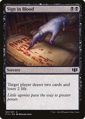 Sign in Blood [Commander 2014] | RetroPlay Games