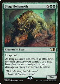 Siege Behemoth [Commander 2014] | RetroPlay Games