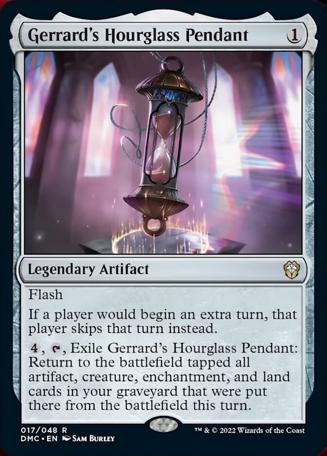 Gerrard's Hourglass Pendant [Dominaria United Commander] | RetroPlay Games