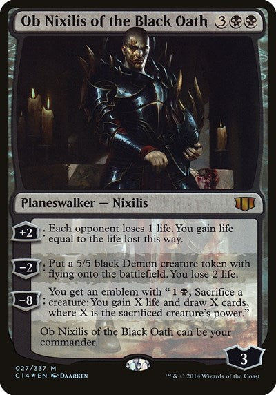 Ob Nixilis of the Black Oath (Commander 2014) [Commander 2014 Oversized] | RetroPlay Games