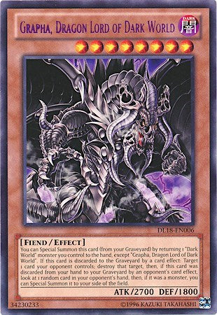 Grapha, Dragon Lord of Dark World (Purple) [DL18-EN006] Rare | RetroPlay Games