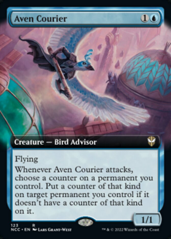 Aven Courier (Extended Art) [Streets of New Capenna Commander] | RetroPlay Games